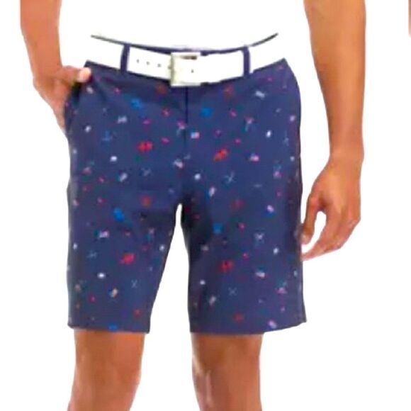 ProTour Mens Barbecue Performance Golf UPF 30 Coolplay Shorts Sz 36 - Picture 1 of 8